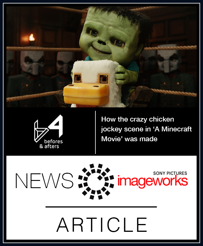 How the crazy chicken jockey scene in ‘A Minecraft Movie’ was made